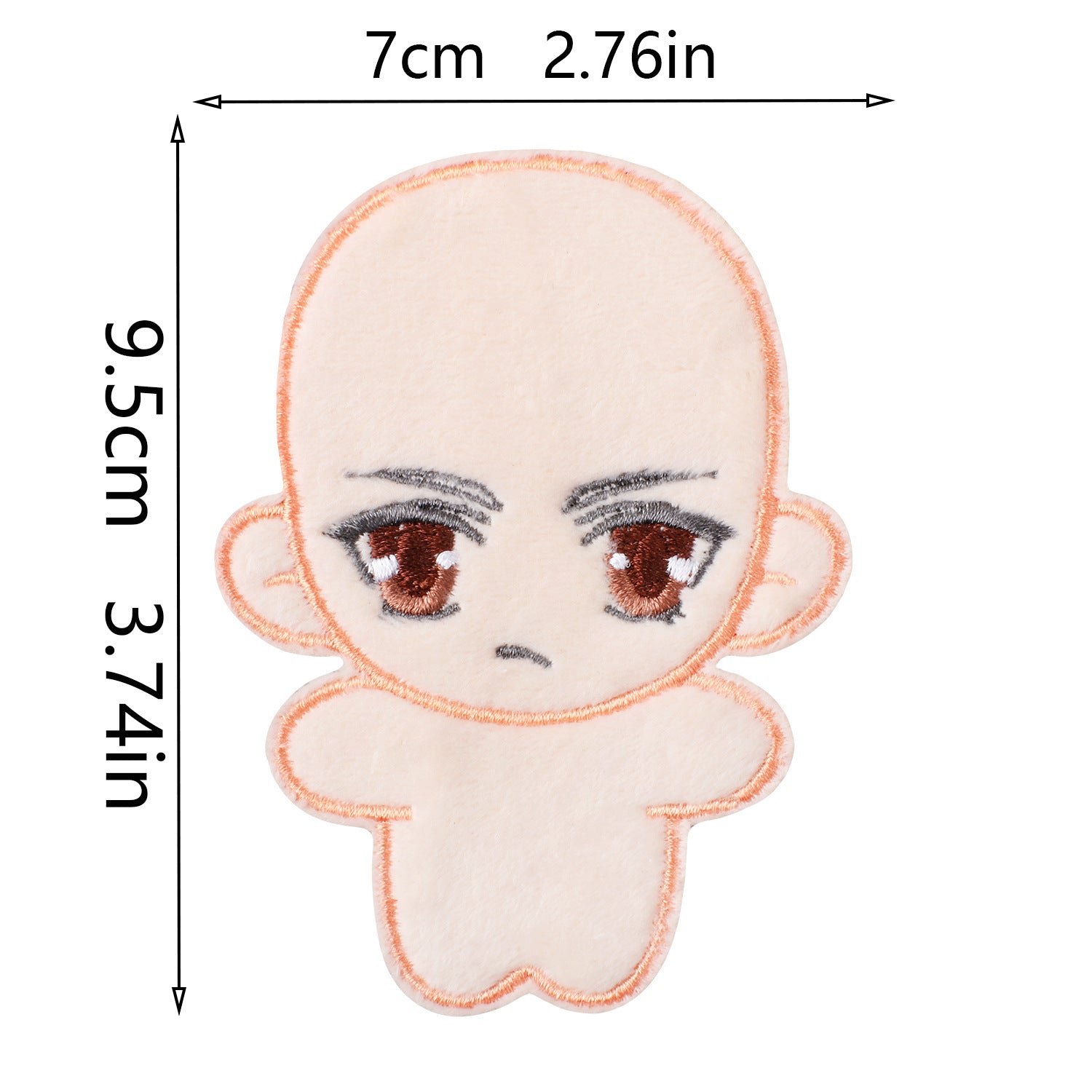 Wholesale Stylish DIY Non Woven Fabric Doll Embroidery Patch Kit 200 Sets Polyester Thread For Clothing Accessories OLY Exclusive