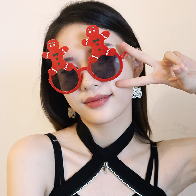 Wholesale ABS Decorative Christmas Glasses