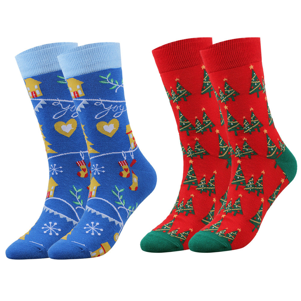 Wholesale New Christmas Men's Cotton Socks