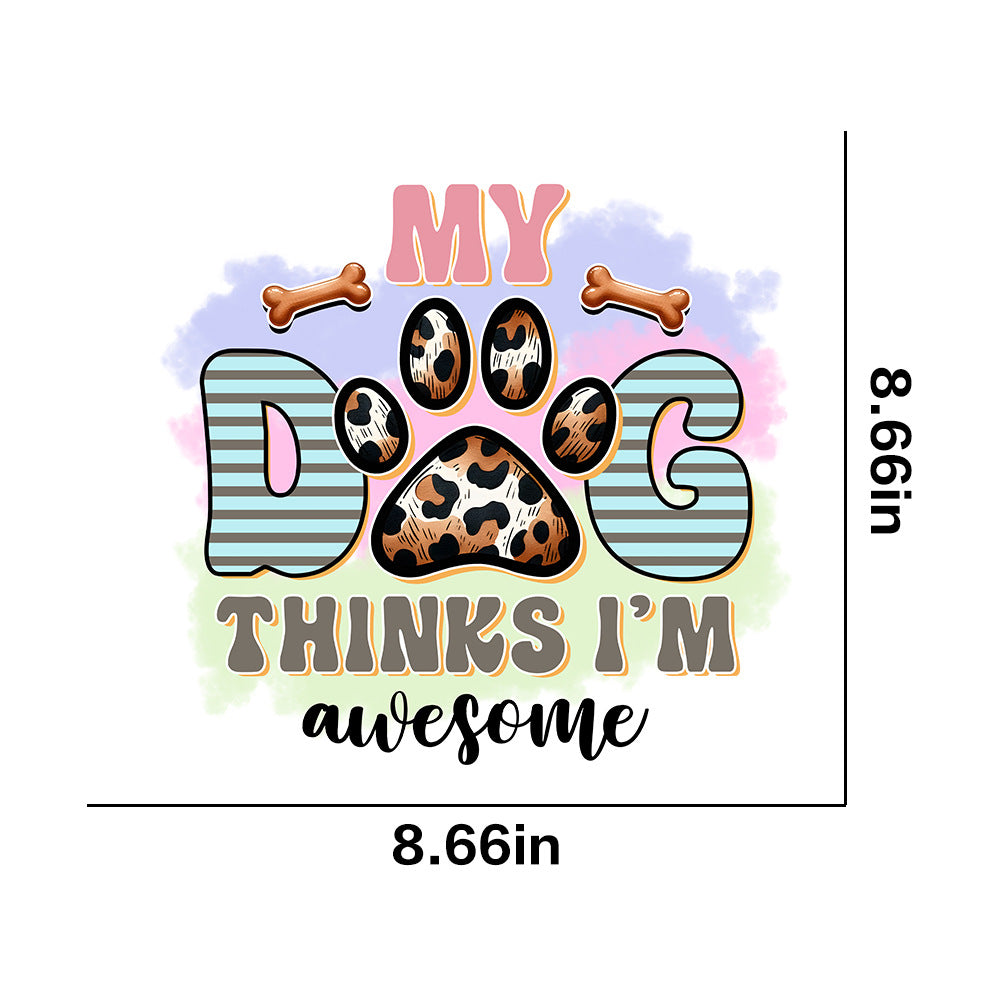 Wholesale 10pcs Dog Mom Series UV DTF Ready to Press Transfers Wraps