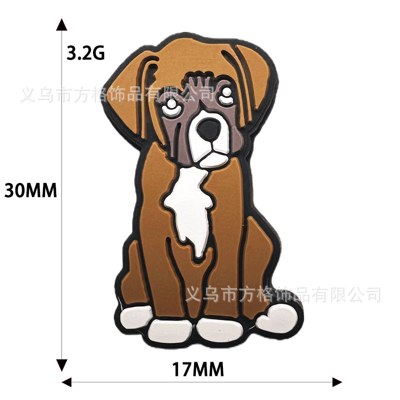 Wholesale 10PCS Creative Cartoon Dog Silicone Beads