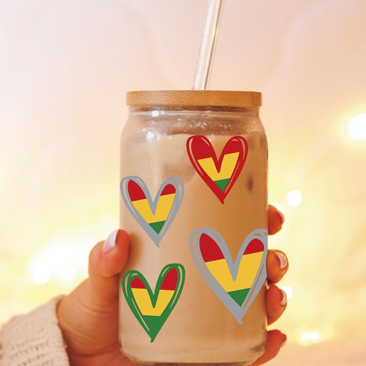 Wholesale Black History 16oz Cup UV DTF Wraps