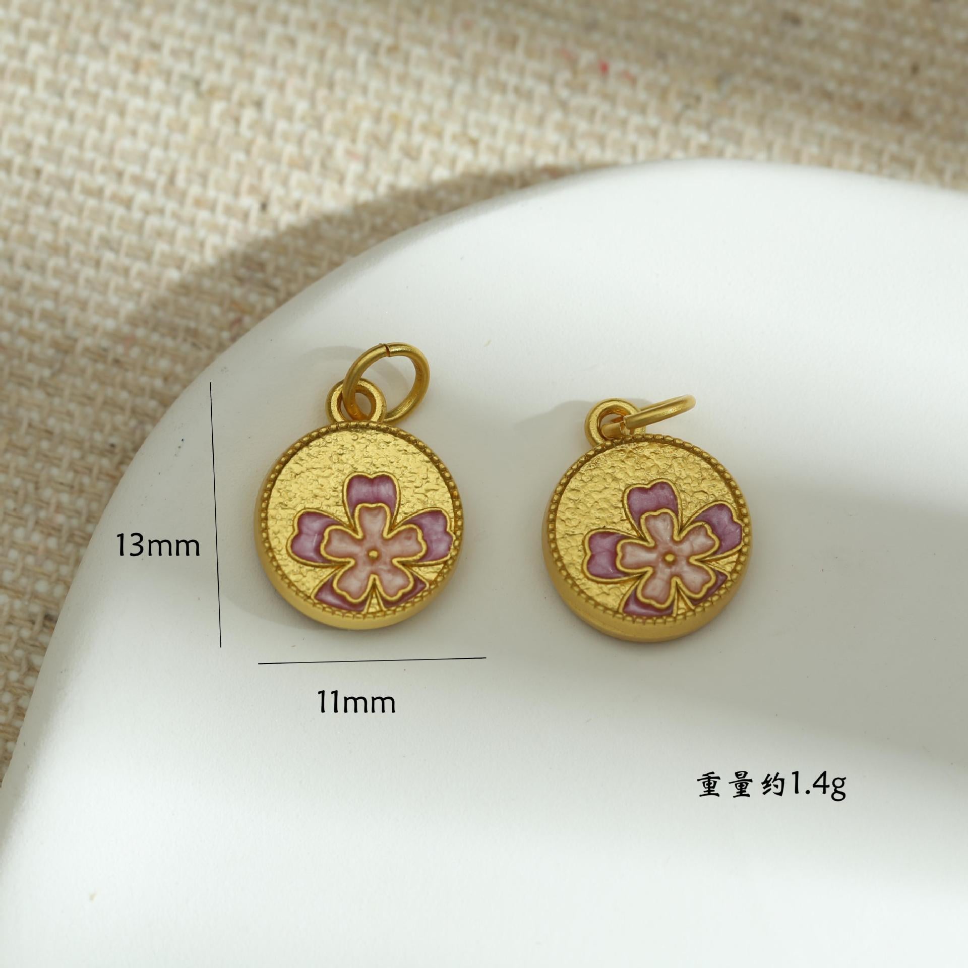 Wholesale Lily Flower Butterfly Cartoon Pendant