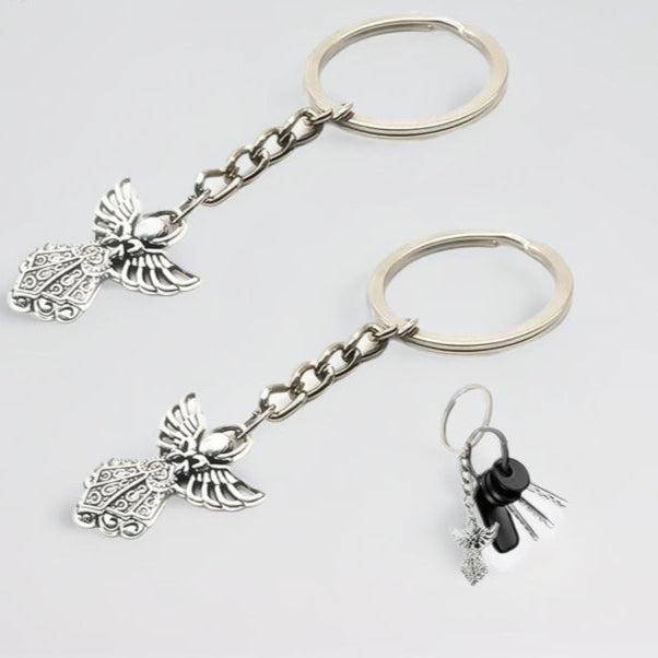 Thanksgiving Decorative Guardian Angel Keychain