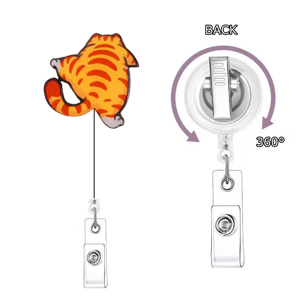 Wholesale Colorful animals  Badge Reels