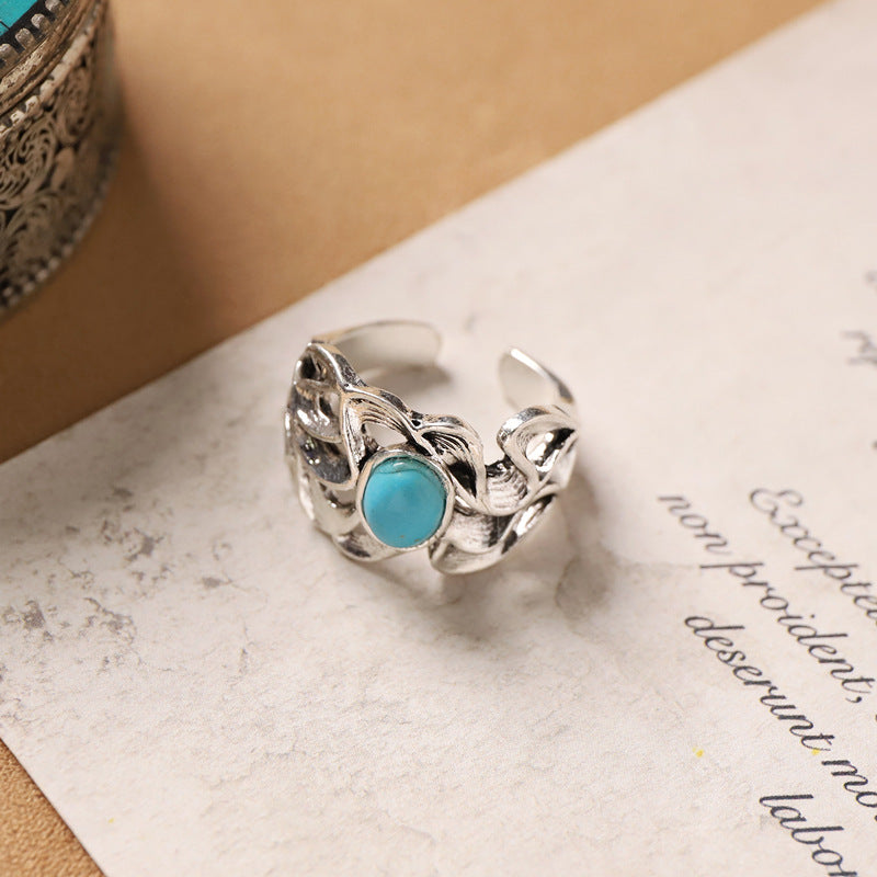 Wholesale Vintage ethnic style carved Bohemian open ring