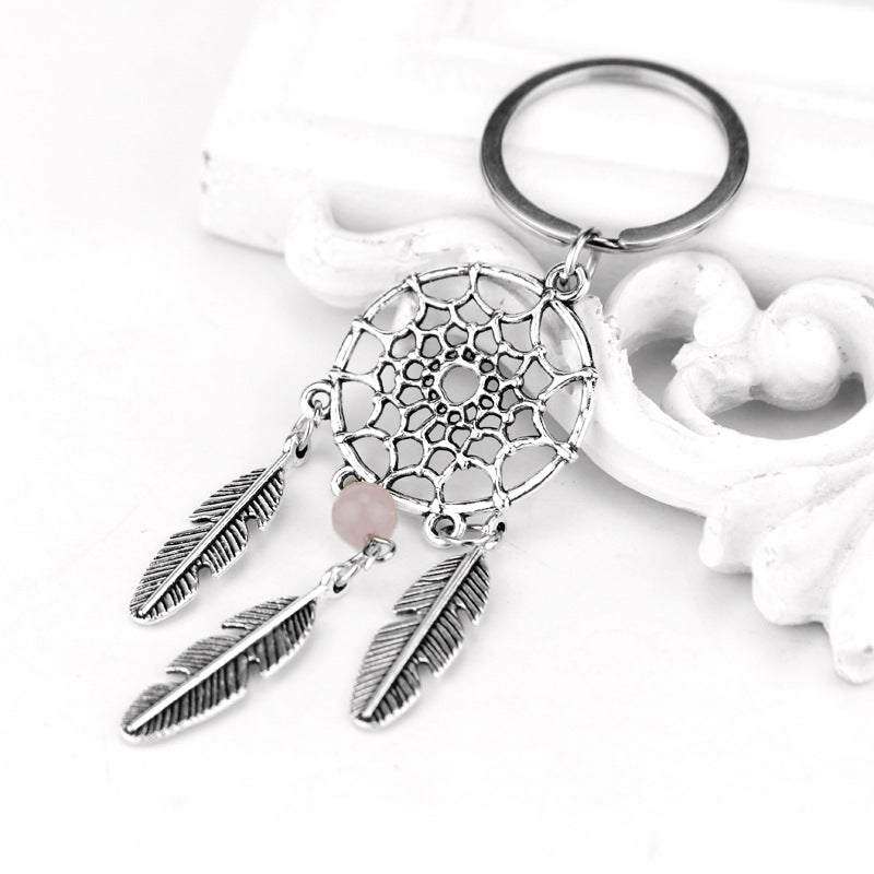 Wholesale Creative Dream Catcher Metal Tassel Keychain