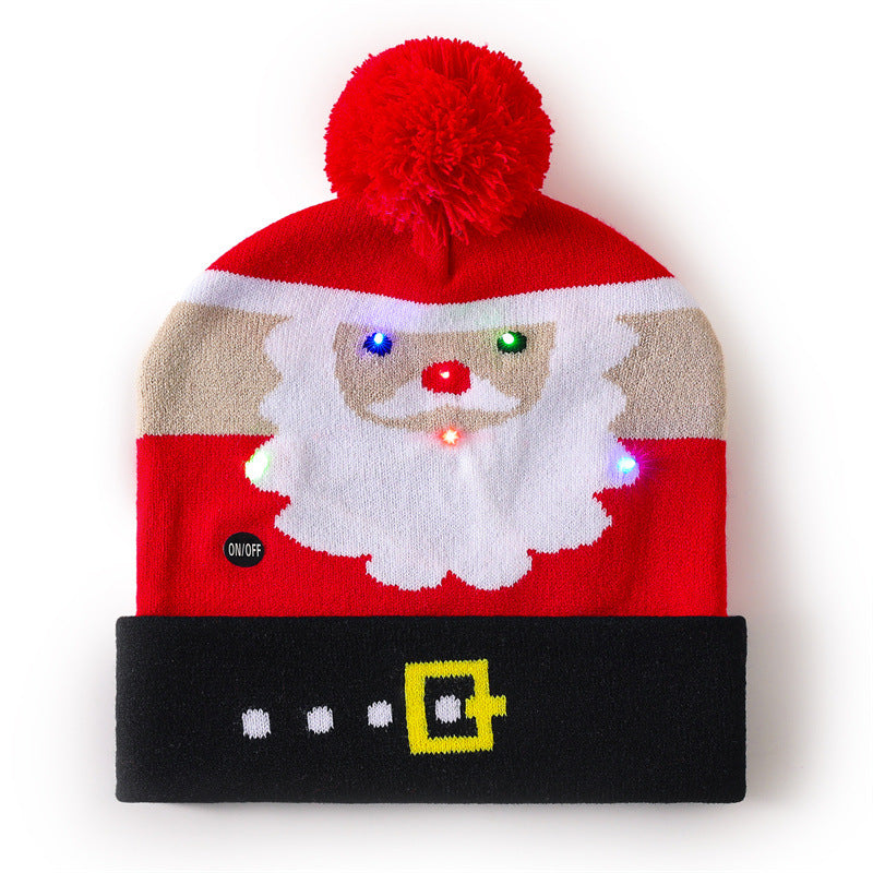 Wholesale Christmas hat  colorful woolen hat