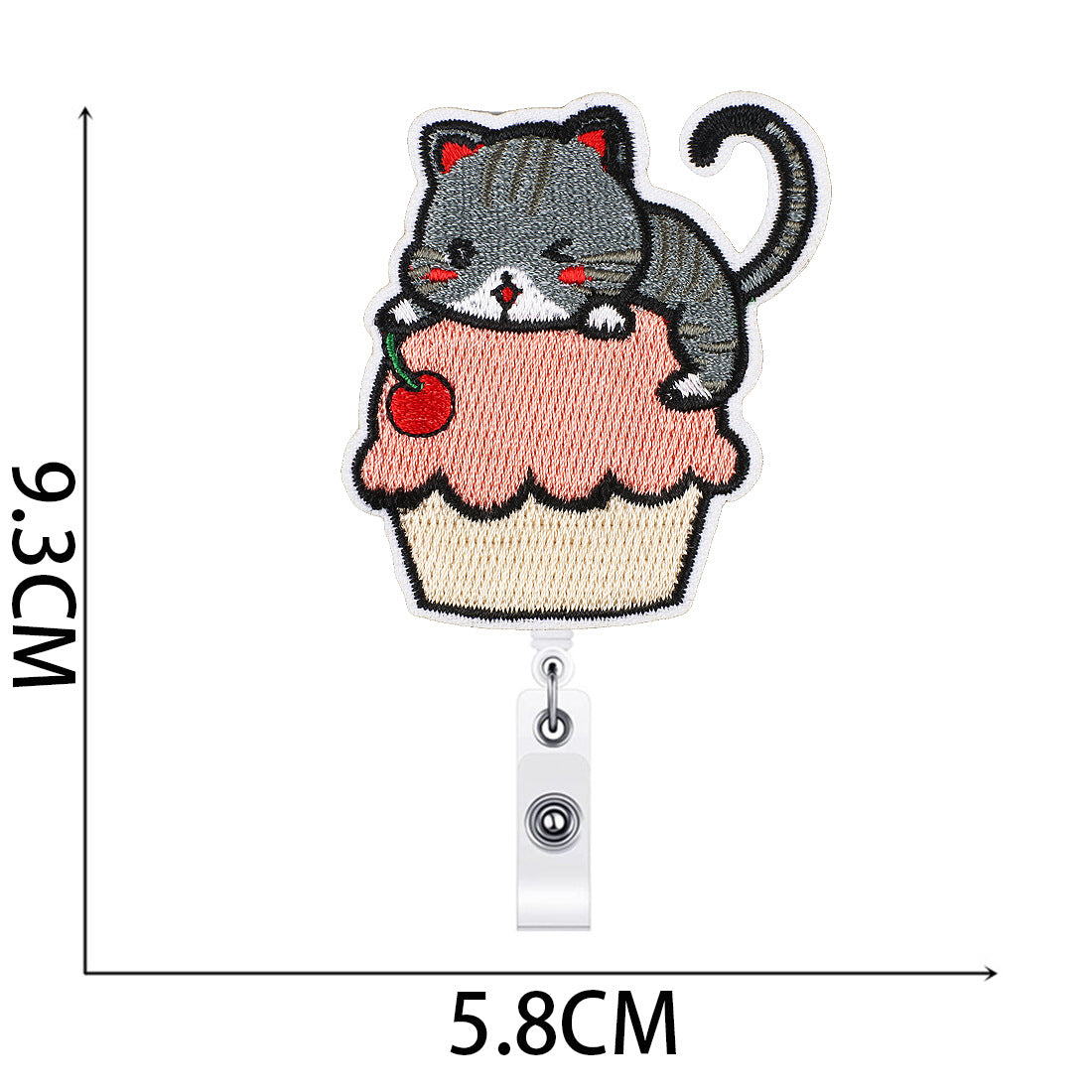 Wholesale Xiao Tian kitten easy-pull buckle embroidery cloth stickers