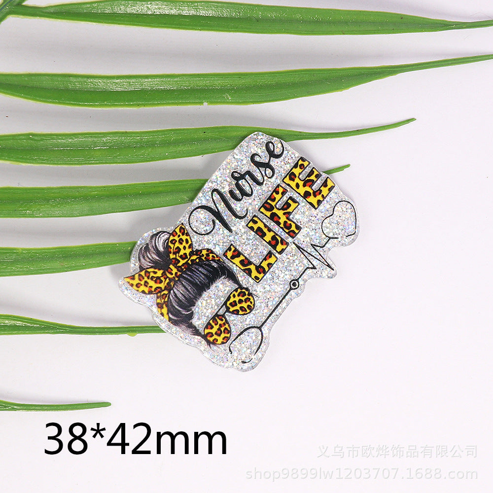 Wholesale 10pcs Car Medical Acrylic Patch Accessories