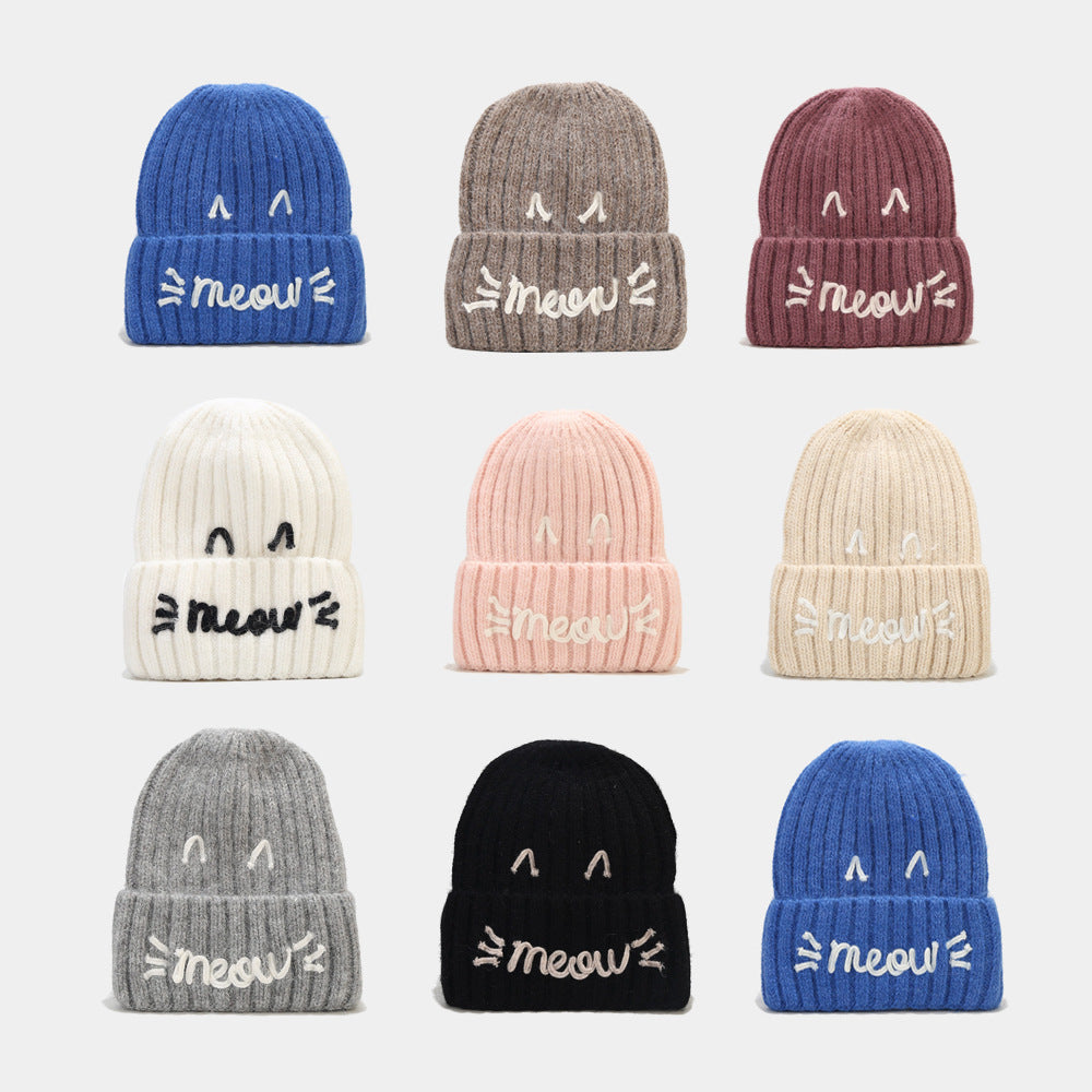 Wholesale of Cute Cat Woolen Hats and Knitted Hats