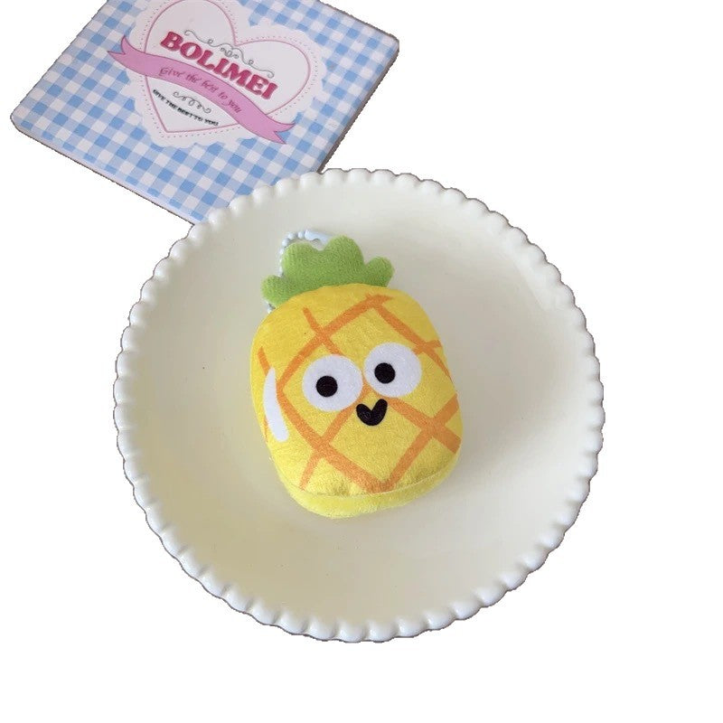 Wholesale Fun cartoon vegetables and fruits keychain