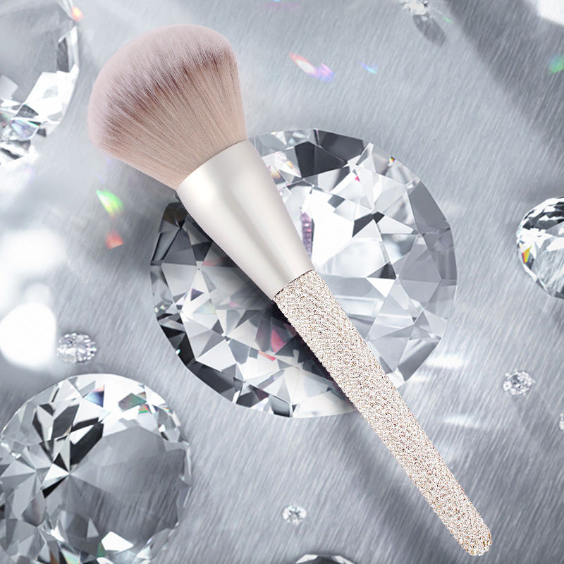 Wholesale Colorful Diamond Exquisite Man-made Fiber Makeup Brushes