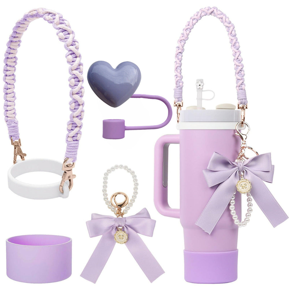 Wholesale  Small  Flower Straw Cap Bow Straw Tube Cap