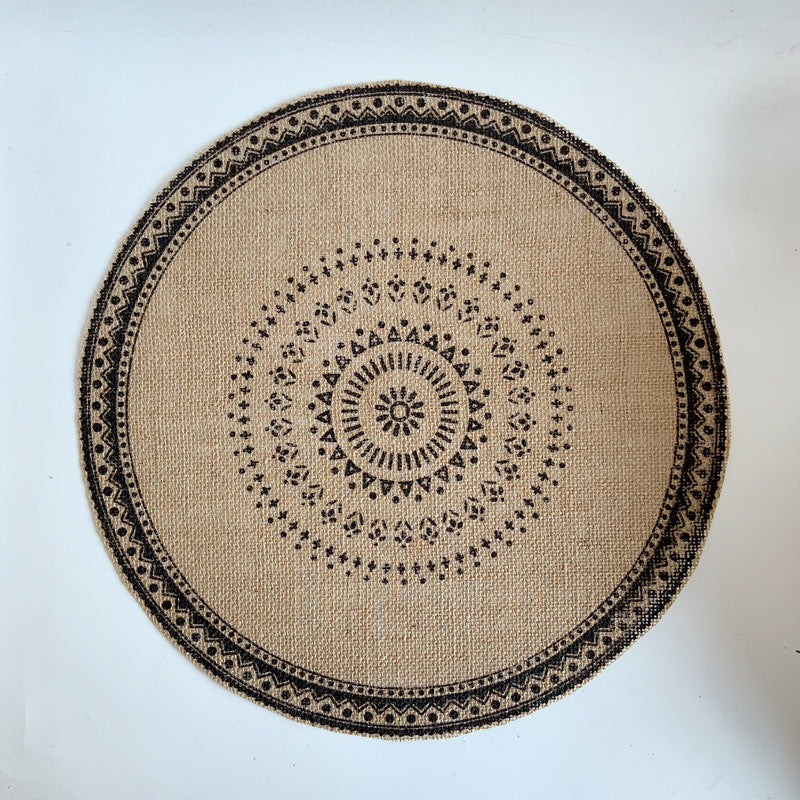 Wholesale Cotton Linen Woven Coaster Placemat