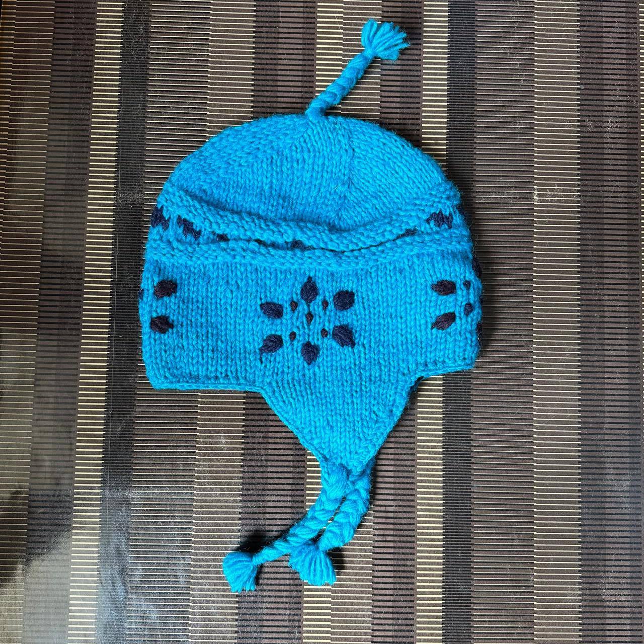 Wholesale Wool Warm Rainbow Plus Velvet Thick Earmuffs Beanie