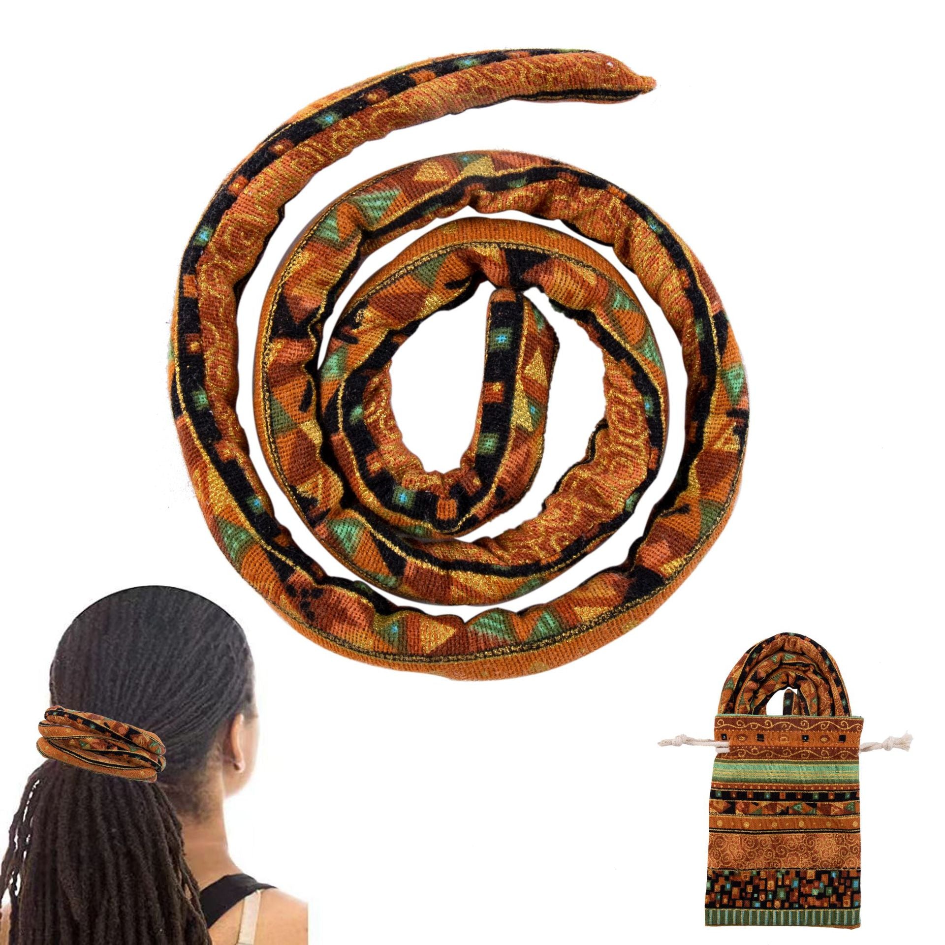 Accesorios de rastas étnicas de tela al por mayor