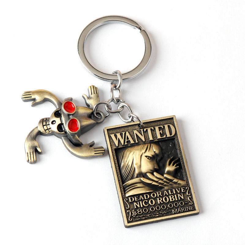 Wholesale Cartoon Passion Anime Character Alloy Pendant Keychains