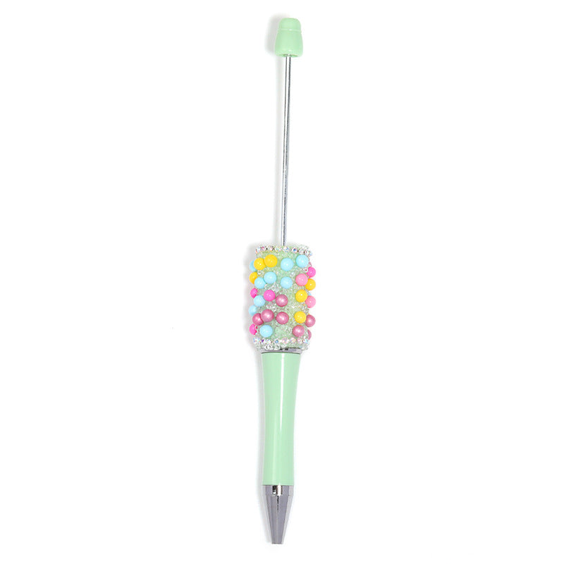 Wholesale   5pcs/pack  Dopamine bubble ball fine glitter beaded pen