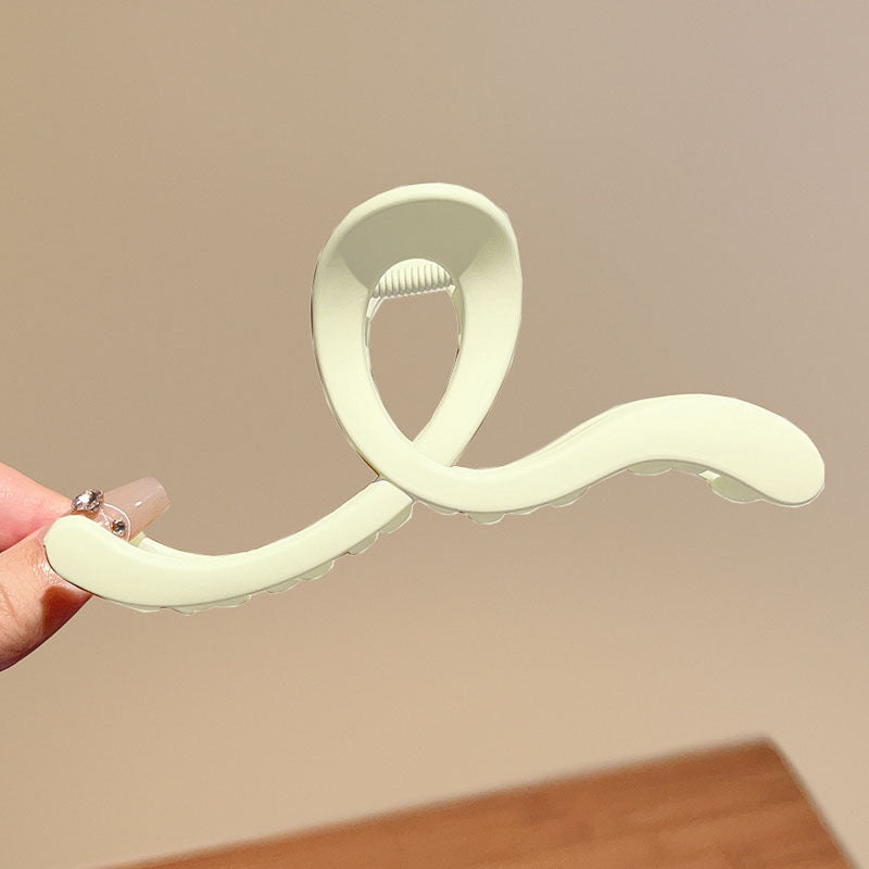 Wholesale Geometric Line Plastic Frosted Hair Clips