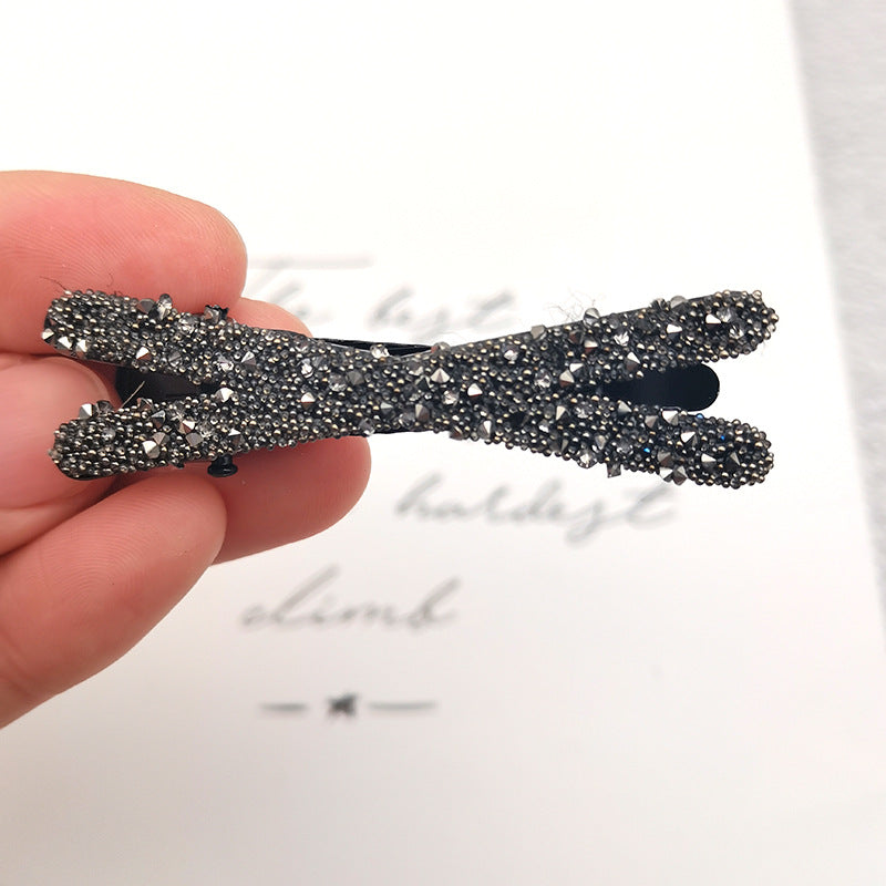 Wholesale Simple Rhinestone Hair Clips