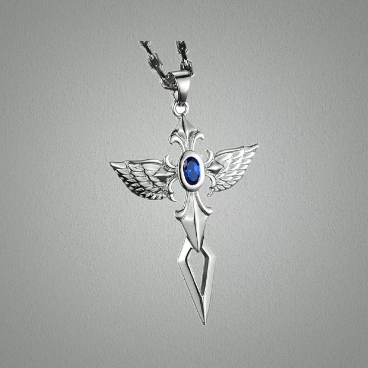 Wholesale Retro Lion Head Owl Thor Hammer Devil Eye Three One Knot Arrow Necklace