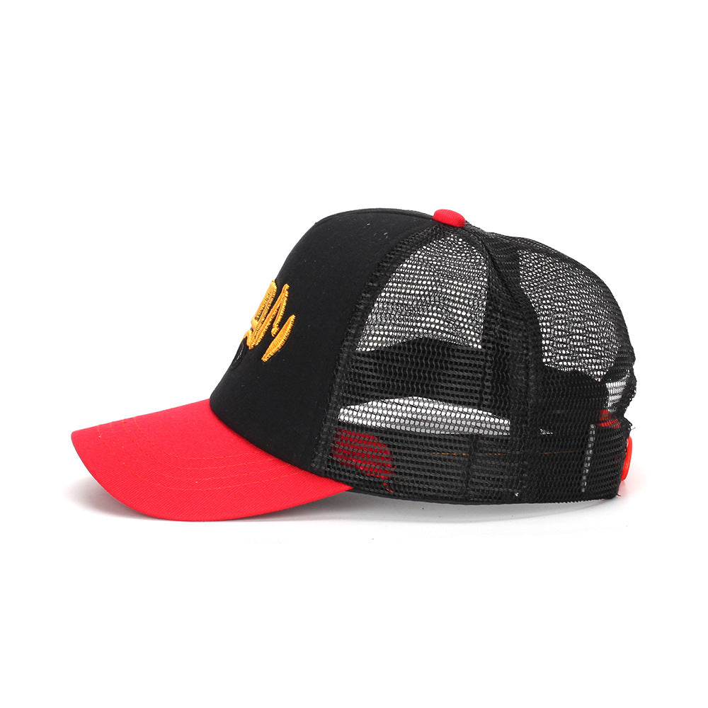 Wholesale Cotton Polyester Cartoon Embroidery Excavator Kids Baseball Cap