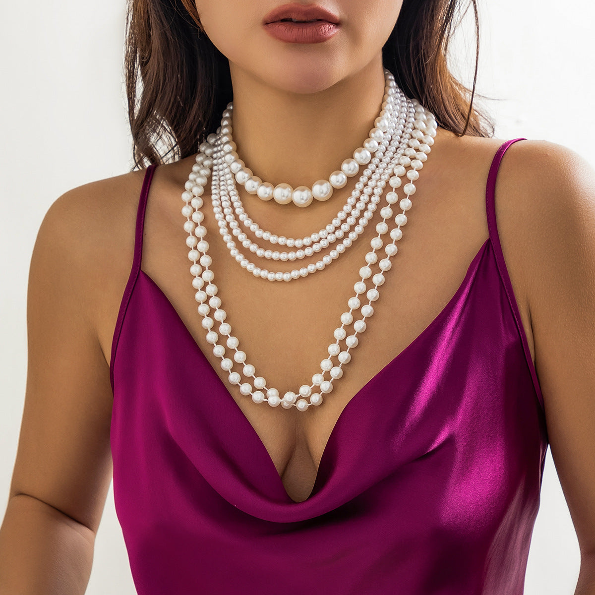 Wholesale of Multi-layer Vintage Pearl Necklaces