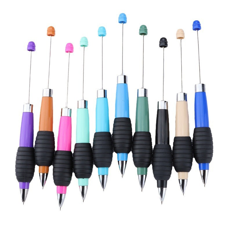 Wholesale 500pcs Beadable Pens Rotating Telescopic Beadable Pen DIY Pen Office Supplies