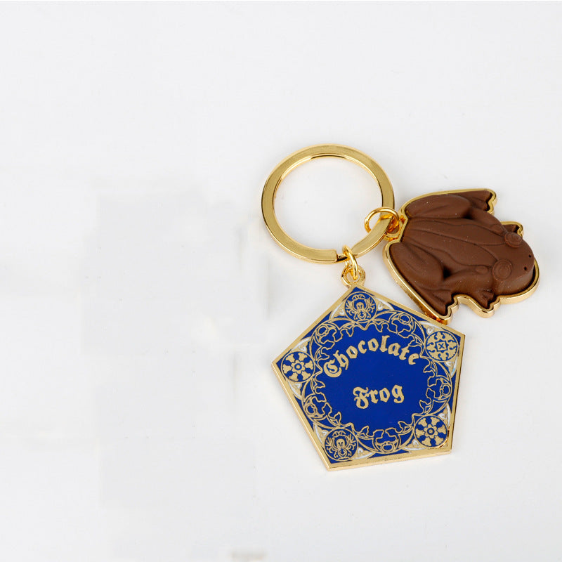 Wholesale Magic Academy Chocolate Frog Tag Keychain