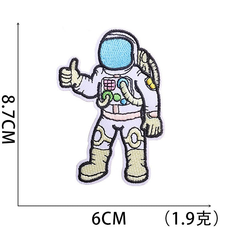 Wholesale Stylish Polyester Embroidered Astronaut Space Patch For Kids Clothing And DIY Crafts OLY Exclusive