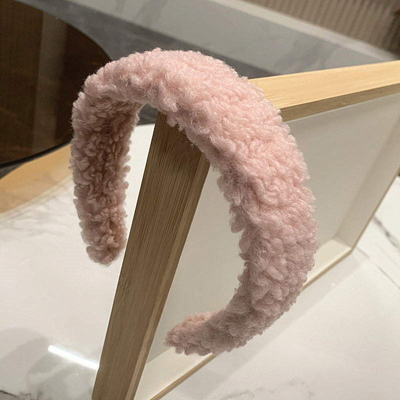 Wholesale Autumn and Winter Plush Wide Edge High Grade Wool Headband