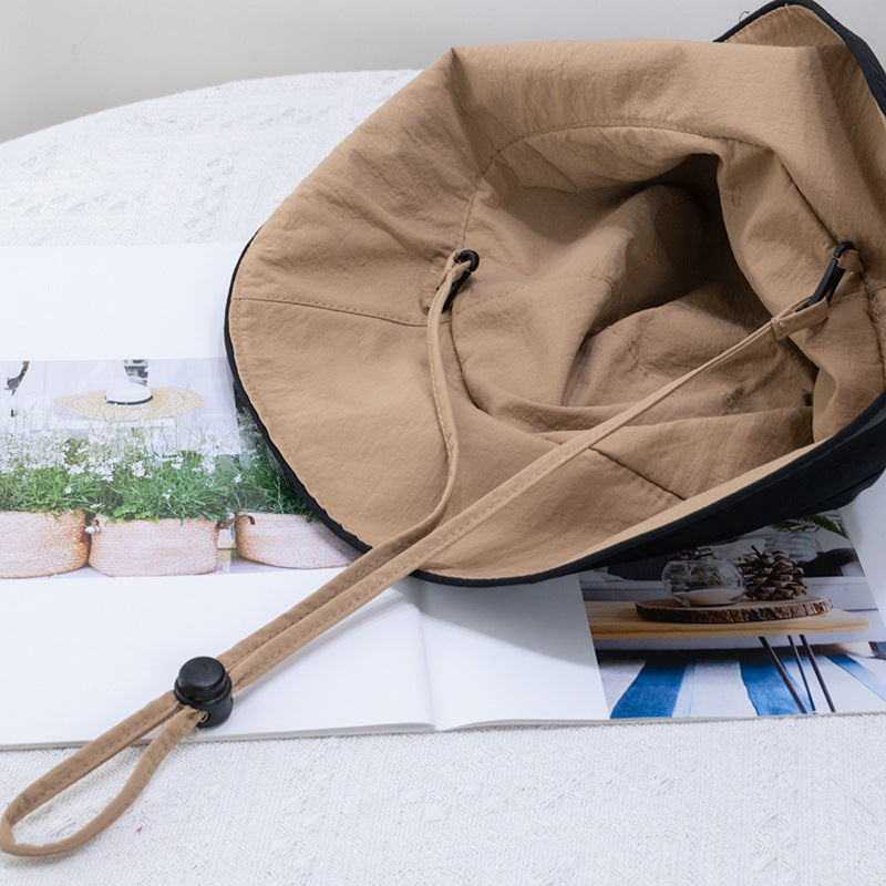 Wholesale Double-sided Large Brim Breathable Bucket Hat