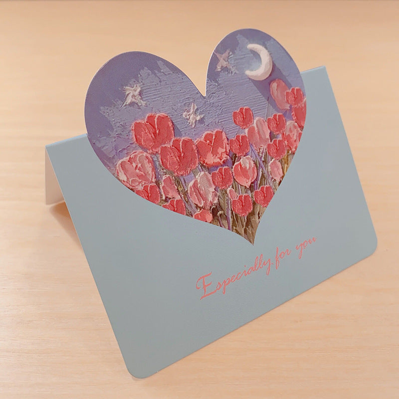 Wholesale of 10pcs/pack Mother's Day Love Paper Greeting Cards