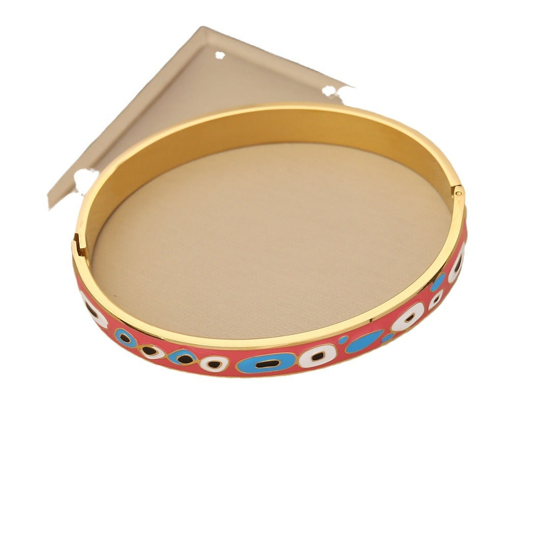 Wholesale Retro Oil Dripping Bracelets,  Eye Bracelets,  Stainless Steel Bracelets