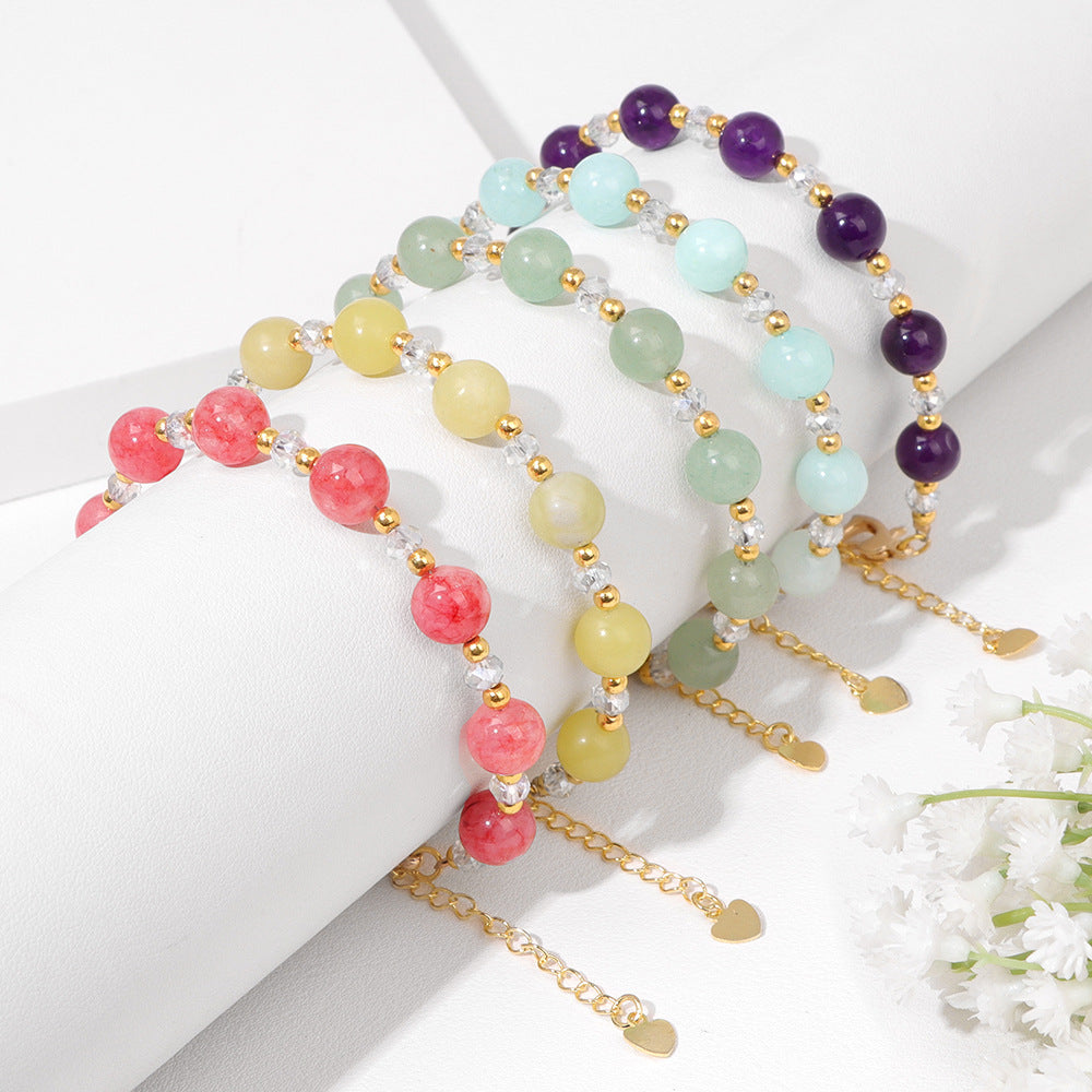 Wholesale Natural Stone Beads Agate Bracelet