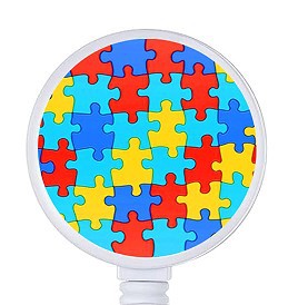 Wholesale ABS Rainbow Easy Pull Button