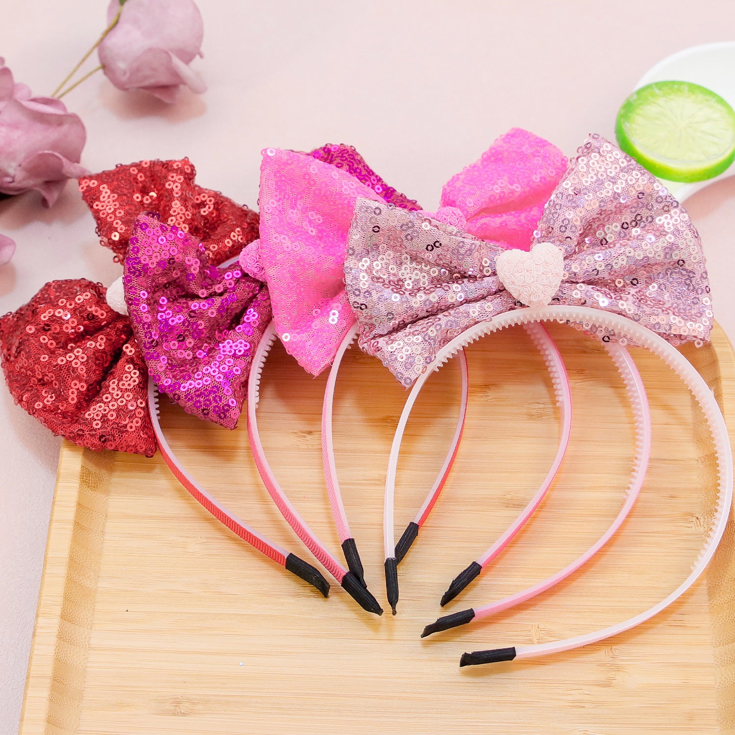 Wholesale Valentine's Day Extra Large Three-dimensional Bow Love Pattern Headband