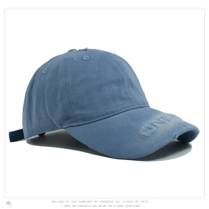 Wholesale Retro Soft Top Curved Brim Cotton Baseball Caps