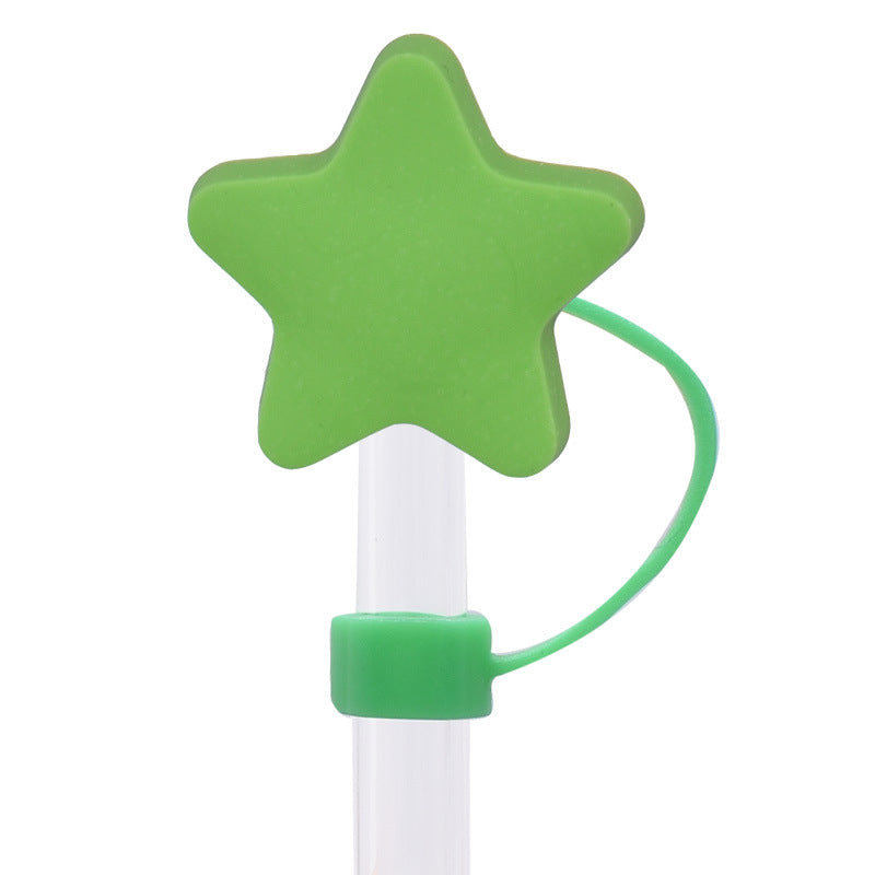 Wholesale  Random 100pcs/pack   Cute food internet celebrity straw cover  Straw Tube Cap