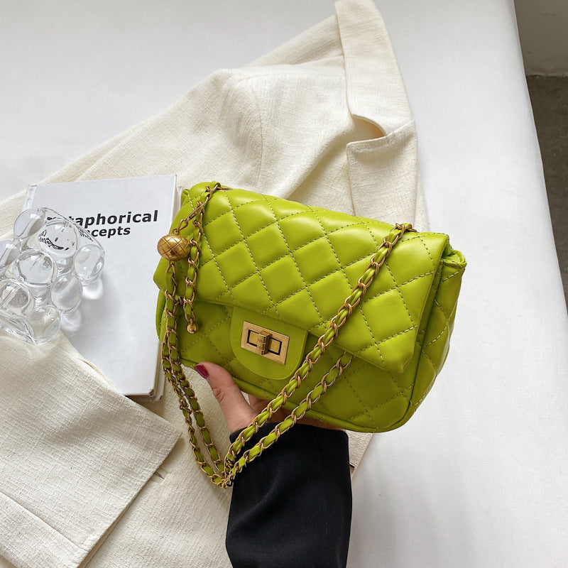 Wholesale Fashion Diamond Chain Simple Small Golden Ball Crossbody Shoulder Bag