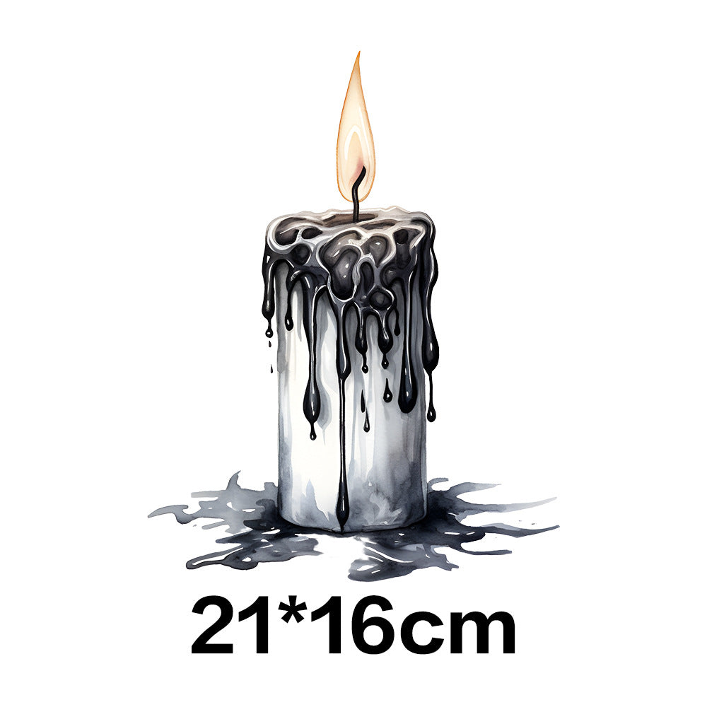 Wholesale 10pcs Halloween Black and White Horror Series UV DTF Ready to Press Transfers Wraps