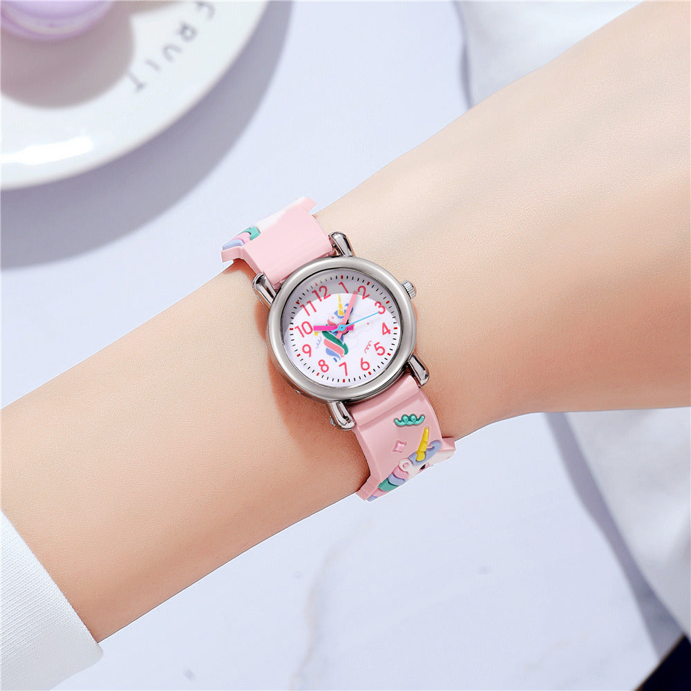 Wholesale Colorful Plastic Strap Kids Watch
