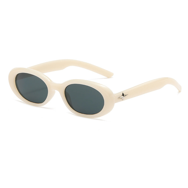 Wholesale of New Oval Rivet PC Sunglasses