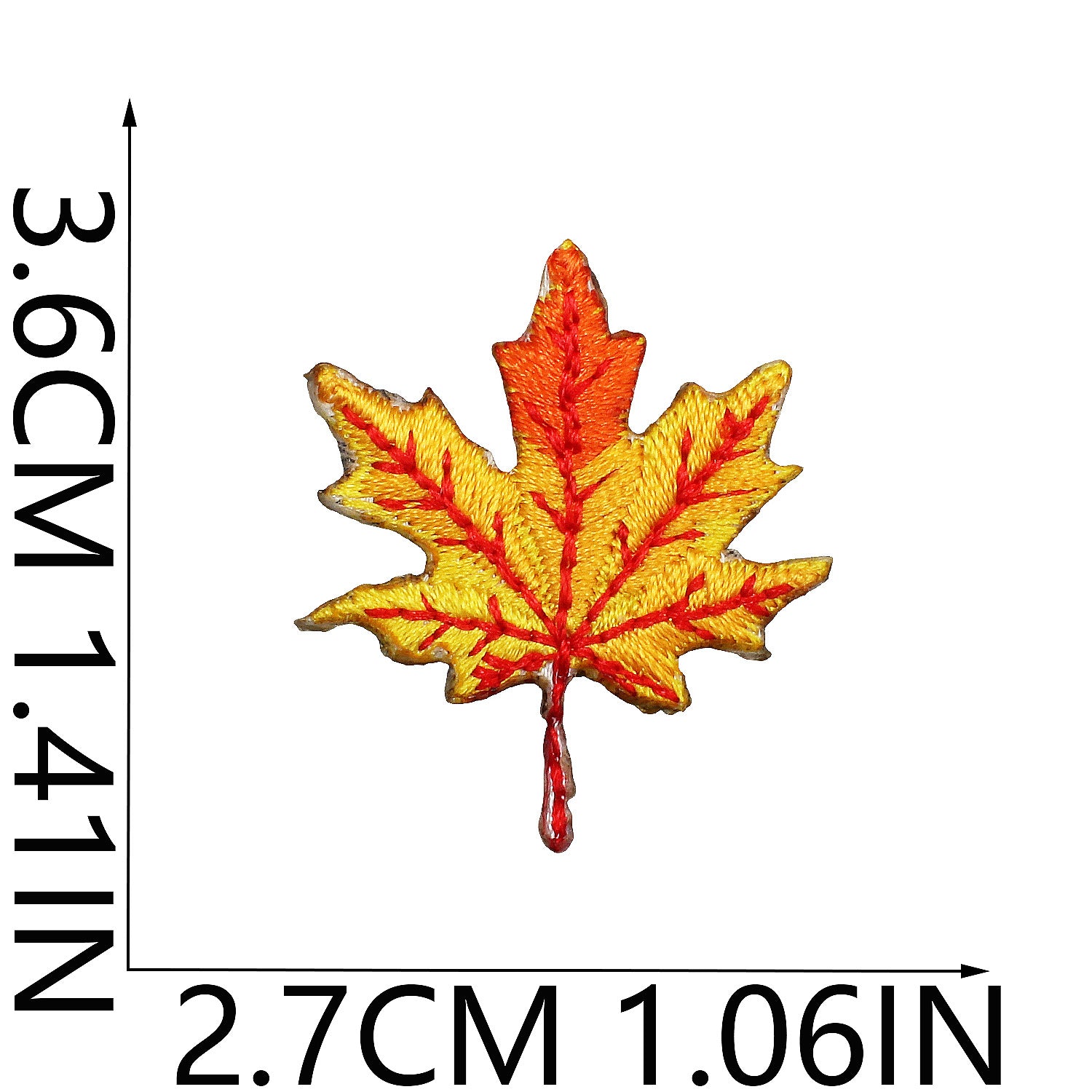 Wholesale Ginkgo Leaf Carnation Lily Rose Embroidery DIY Patches