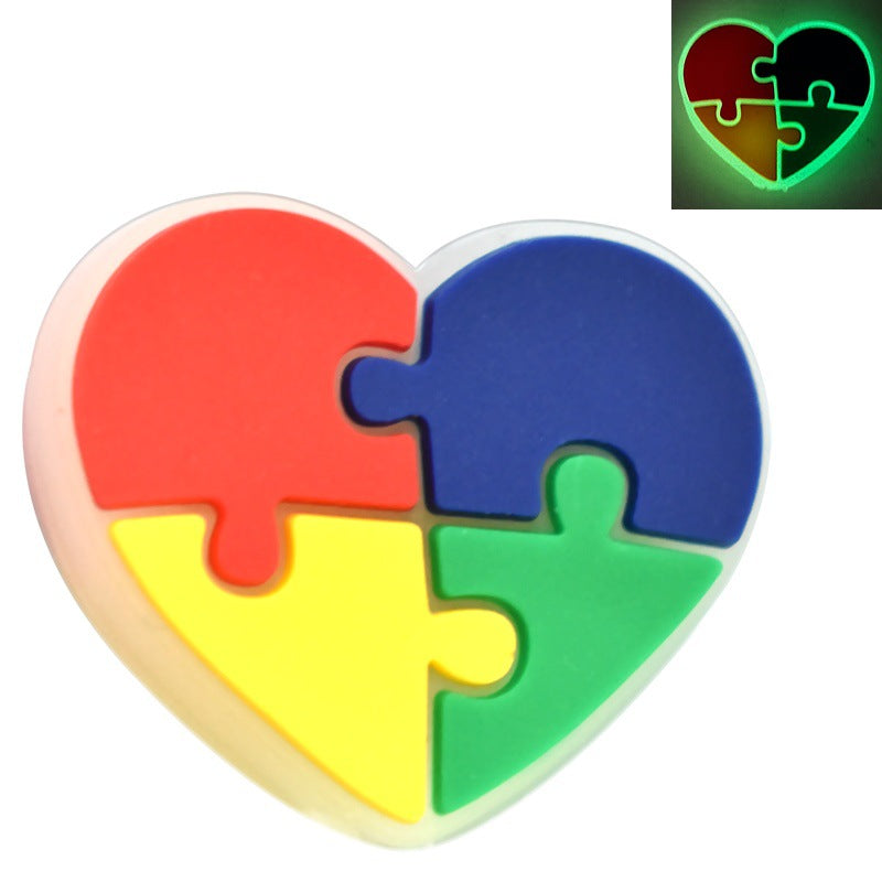 Wholesale Random 100pcs/pack  Glow-in-the-dark cartoon multi-functional beaded   Focal Beads