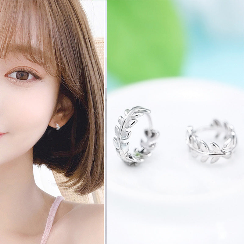 Wholesale Sterling Silver Flower Women's Niche Fashion Elegant Earrings