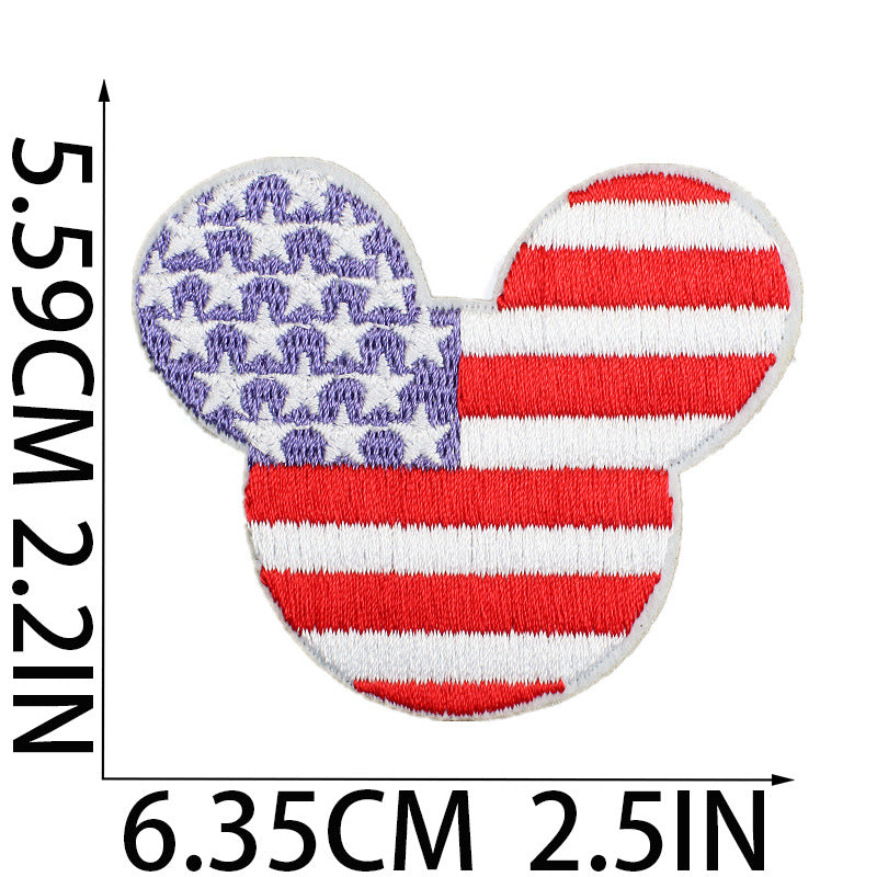 Wholesale Embroidered Patch Sew On Badge Polyester Craft Supply For Clothing Bags Decorative Gift OLY Exclusive