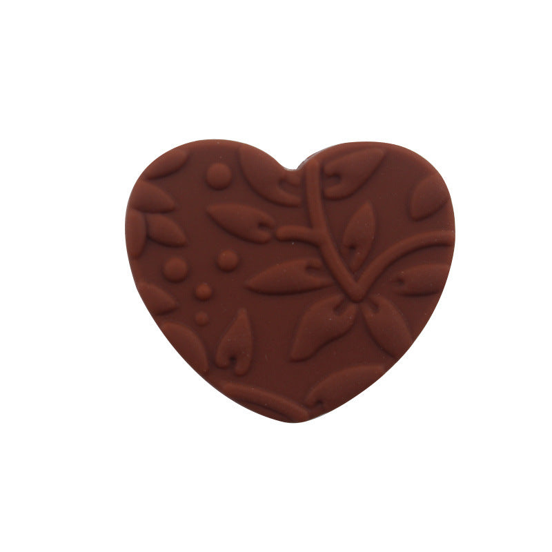 Wholesale Love Printed Silicone Beads