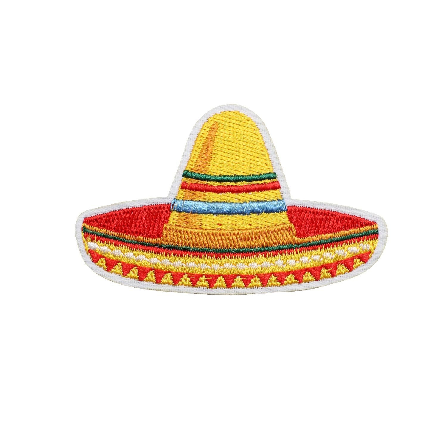 Wholesale Polyester Thread Embroidered Patch Mexico Carnival Skull Guitar Theme Clothing Decoration Gift Party Fashion Accessory